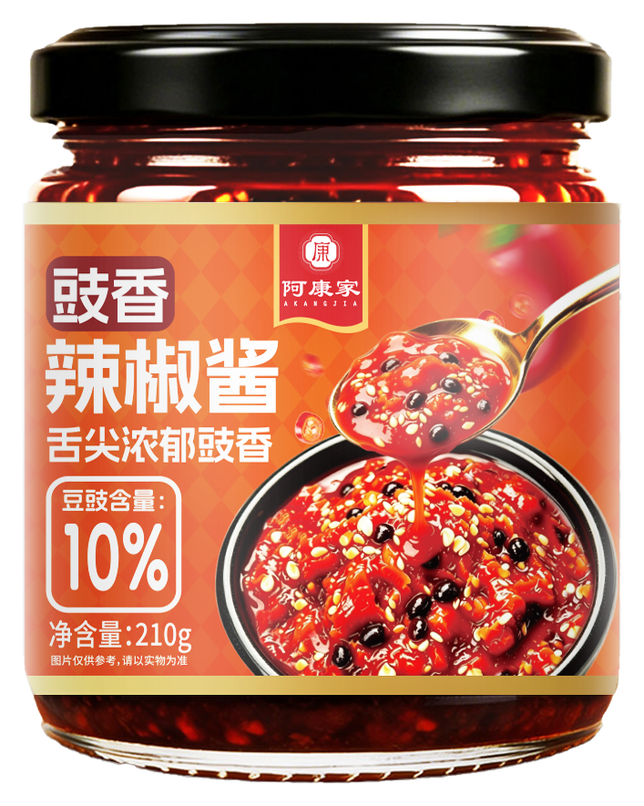 阿康家豆豉辣椒酱用于蒸菜