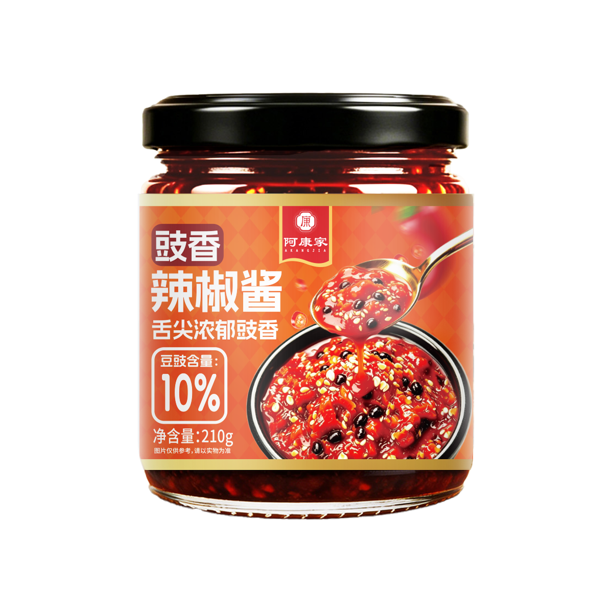 阿康家豆豉辣椒酱 210g
